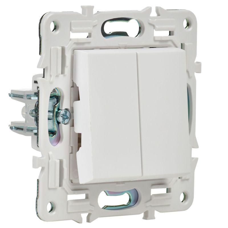 Выключатель перекрестный 2-кл. SKANDY 10А SK-V06W арктич. бел. IEK SK-V23-0-10-K01