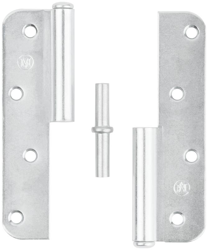 Петля накладная лев. "ПН" 130мм оцинк. 66394