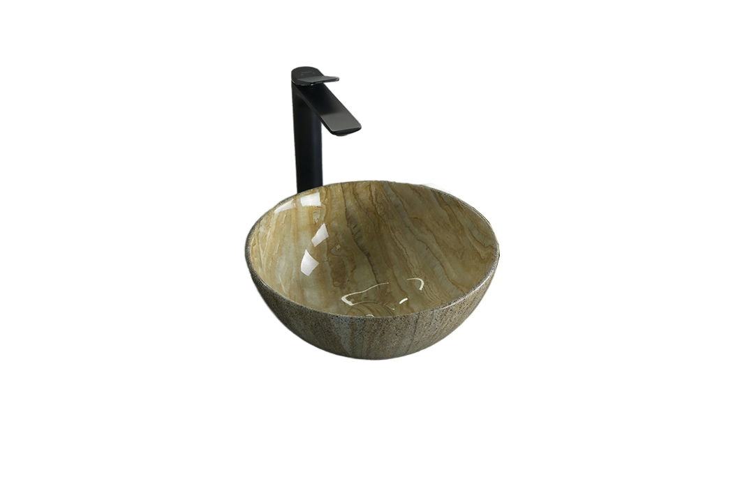 Раковина Gid Mnc488 54436 накладная под камень глянцевая 32x32x14