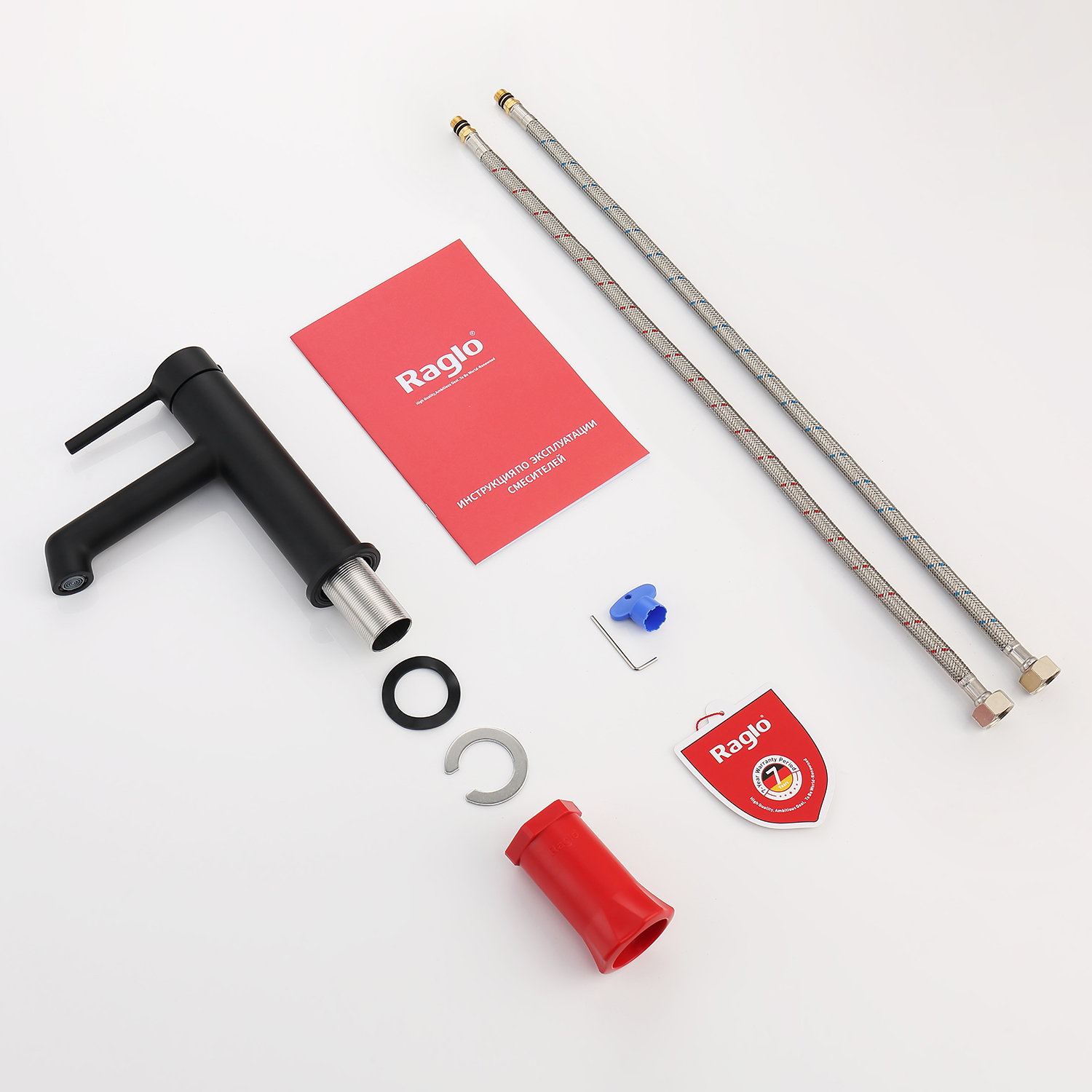 Смеситель для раковины Raglo R20.10.06, черный