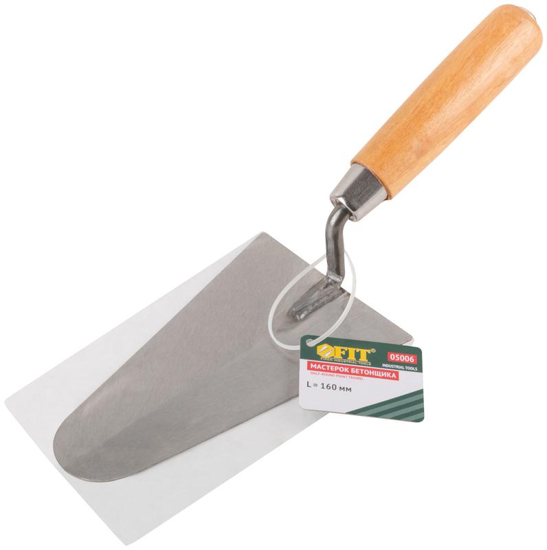 Мастерок бетонщика профи 160мм FIT 05006