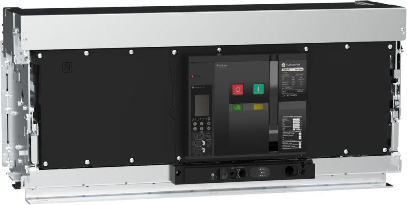 Выключатель автоматический воздушный 4п 5000А SystemePact ACB63H 6.0H выкатн. ГП MCH+MX+XF AC 230В SE SPA63H504DHNN58H