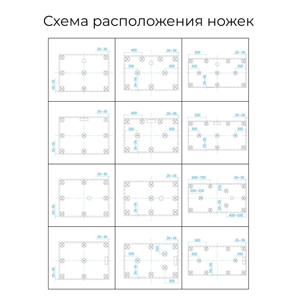 Душевой поддон прямоугольный RGW ST-W Белый (Комплект), 16152812-01K