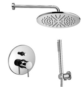 Смеситель встраиваемый для душа на 2 выход Paffoni LIGHT LIG015CR встраиваемый Хром