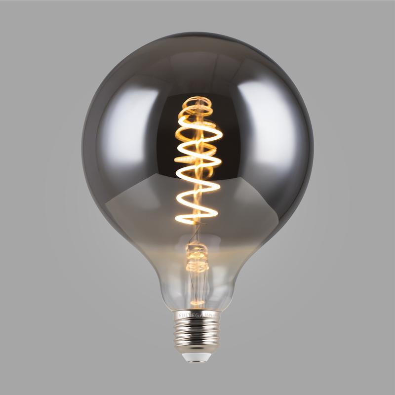 Лампа светодиодная филаментная Loft 271 G125 4Вт 3000К E27 Voltega 8519