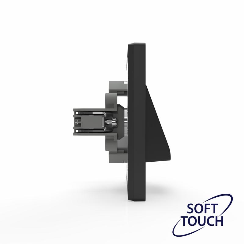 Вывод кабеля СП Pixel IP20 механизм карбон TOKOV ELECTRIC TKE-PX-CP-C14