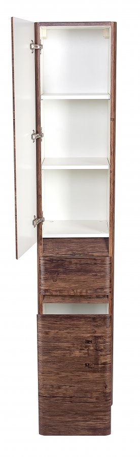 Колонна универсальная "Атлантика 35 L" с корзиной, Люкс старое дерево, PLUS