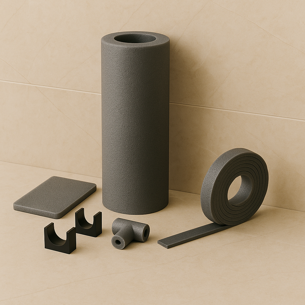 Теплоизоляция на основе вспененного полиэтилена и аксессуары