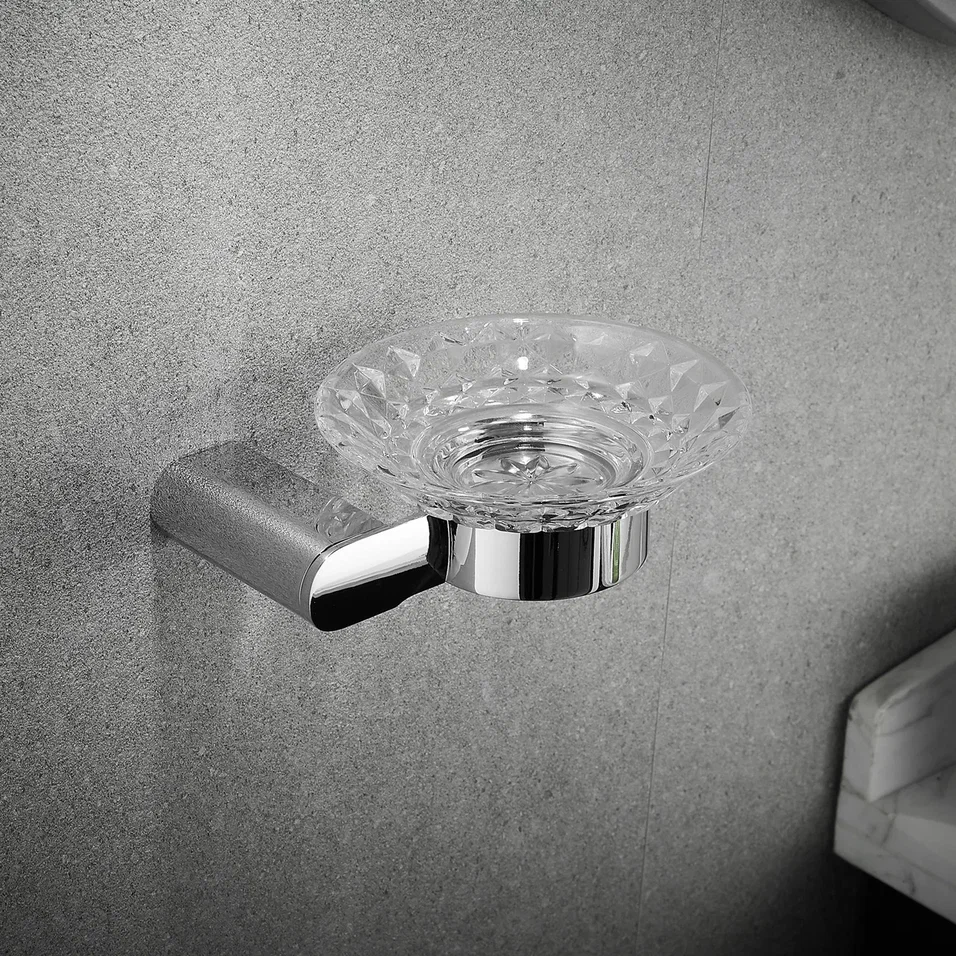 Мыльница Rose RG1703, хром