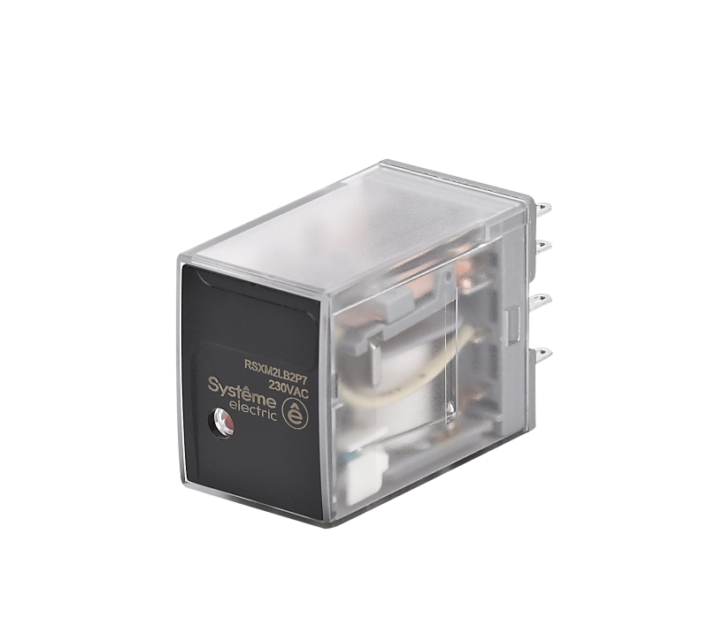 Реле 6.5А 2CO 230В AC LED SE RSXM2LB2P7