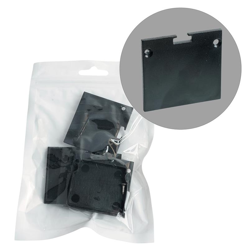 Заглушка черная без отверстия для профиля CAB268 LD237 (уп.4шт) FERON 52091