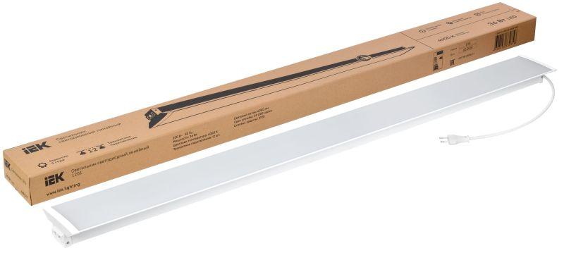 Светильник светодиодный линейный 1201 36Вт 4000К 1200х107х52мм IEK LDCK-0-1201-36-4000-K01
