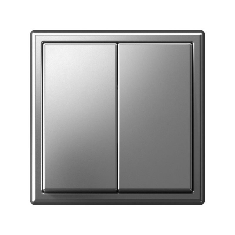 Выключатель 2-кл. ArtGallery (сх. 5) 10AX механизм сталь SE GAL000951