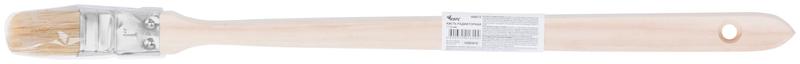 Кисть радиаторная 1дюйм (25мм) натур. свет. щетина деревянная ручка КУРС 00873