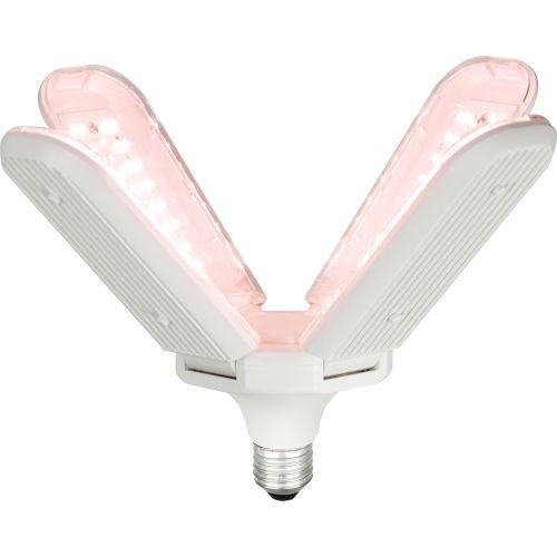 Лампа светодиодная GREEN LINE ФИТО-40W-PL-E27-GR 40Вт E27 для растений 4-х лепестковая красн./син. спектра Эра Б0064525