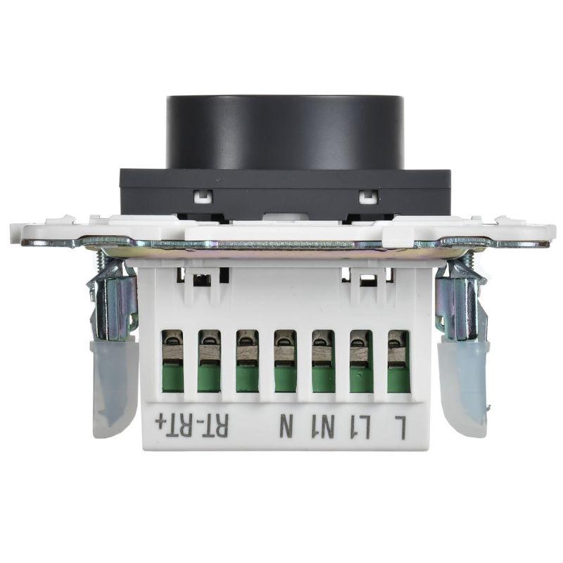 Термостат электронный SKANDY SK-T01T с индикацией титан IEK SK-RT11-K48