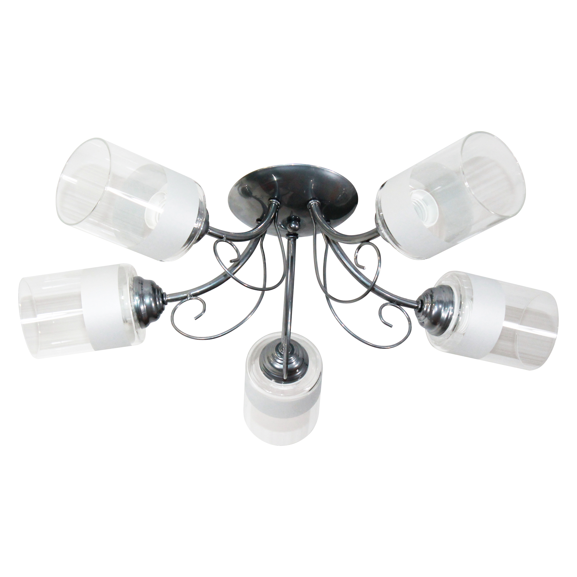 Светильник Мия 151 хром (Плафон 8387) НСБ 01-5х60-131 Е27 ИУ