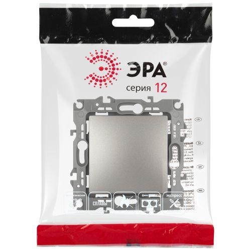 Выключатель 1-кл. Эра12 12-1101-16 10А IP20 250В 10AX механизм титан Эра Б0065708