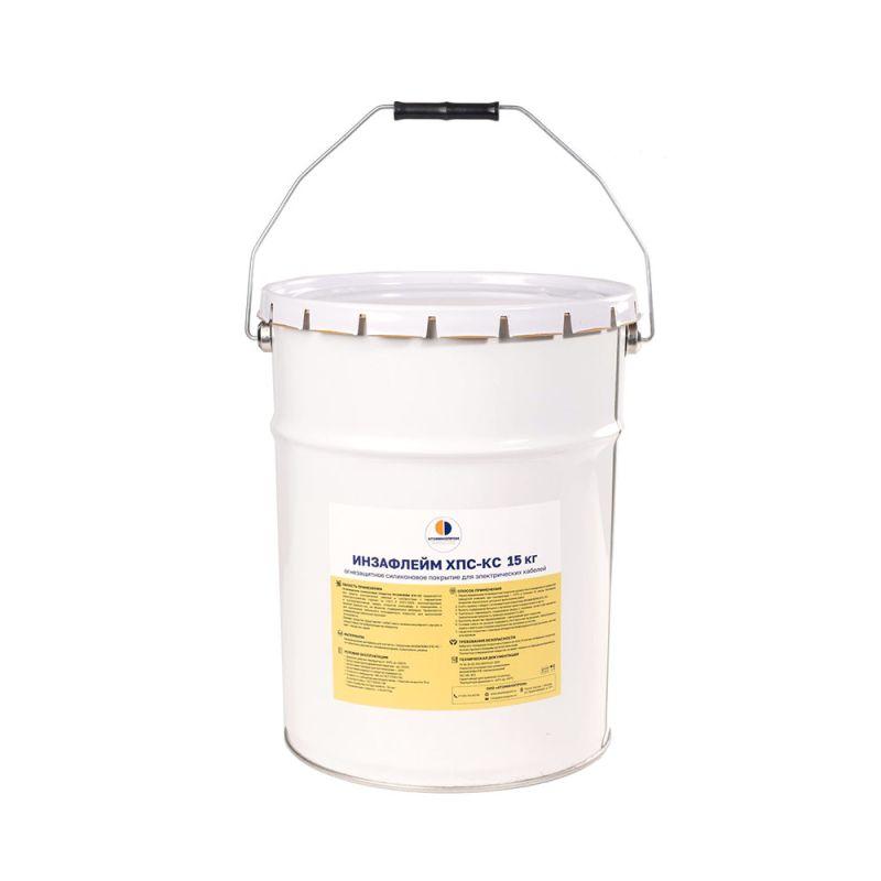 Покрытие силиконовое огнезащитное ИНЗАФЛЕЙМ ХПС-КС 15кг Промрукав PR08.26428