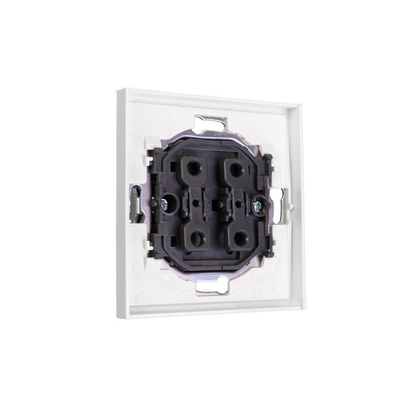 Переключатель проходной 2-кл. СП STRONG 10А жемчуг Kranz KR-78-0709-4