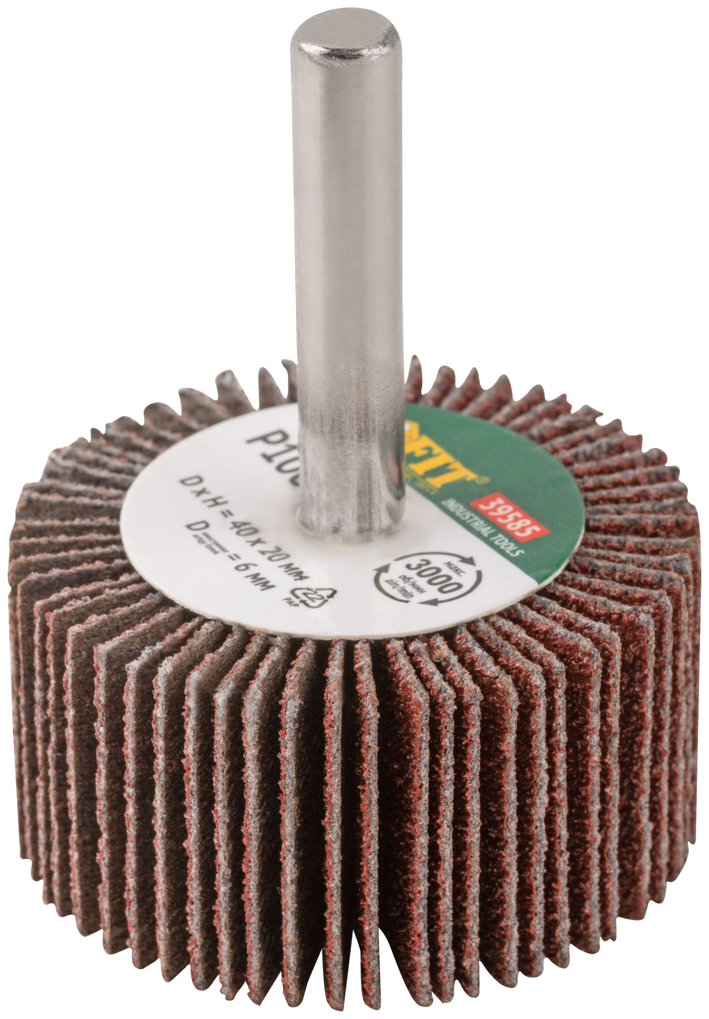 Диск лепестковый для дрели радиальный  40х20х6 мм  Р 100