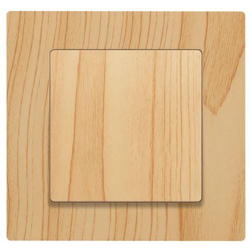 Кнопка Accent 6-109-11 10А-250В IP20 СУ сосна Intro Б0063626