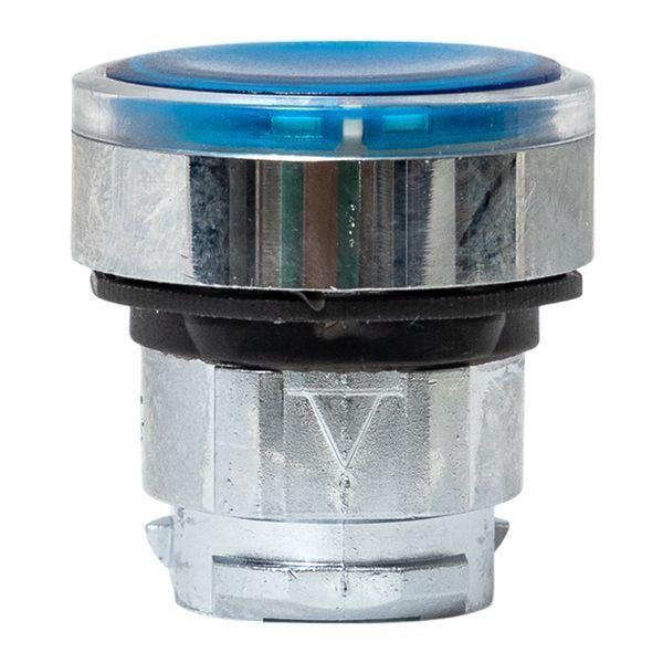 Механизм кнопки исполнительный XB4 IP65 плоский возвратный без фиксации с подсветкой син. EKF XB4BW-B-65