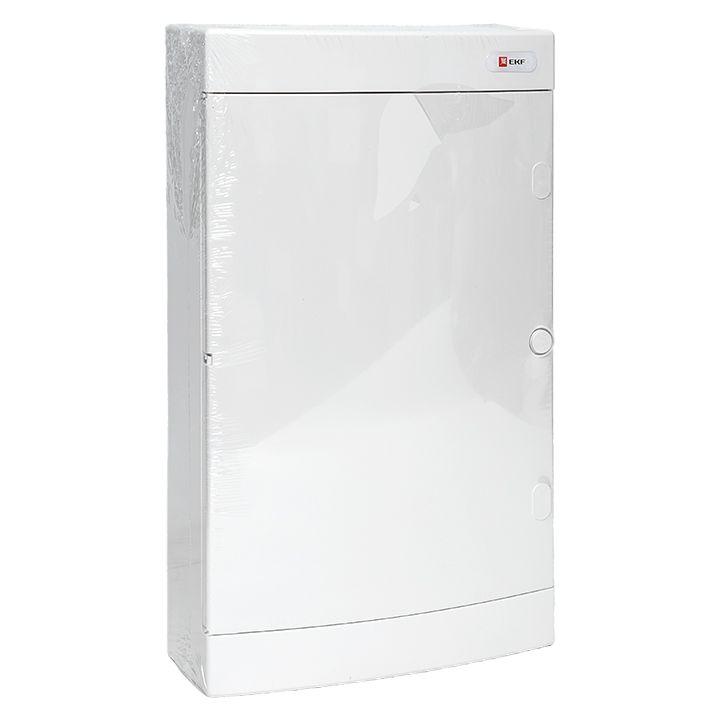 Щит распределительный навесной Unix 3х12мод. IP41 бел. дверь PROxima EKF ux-3x12-nw