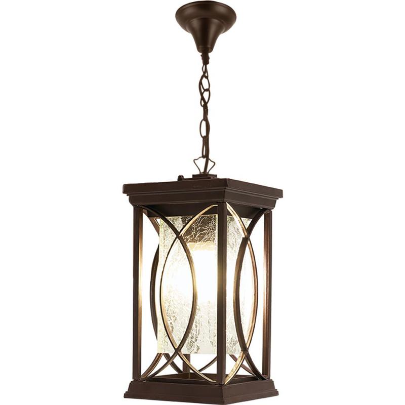 Светильник садово-парковый 60Вт 230В E27 коричн. PL652 (на цепочке500мм) FERON 11650