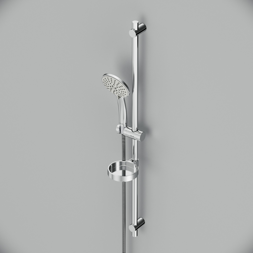 F0170064 Spirit, душ.комплект: ручн.душ 5 ф-ции d 115 мм, штанга 900 мм, шланг 1750 мм, шт