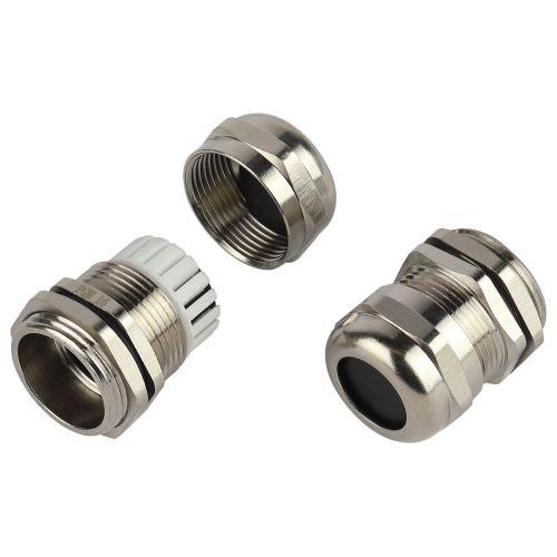 Ввод кабельный (сальник) PGM 16 d10-14мм (d отверст. 22.5мм) IP68 латунный (уп.5шт) Эра Б0065209