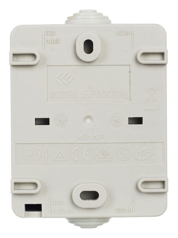 Выключатель проходной 1-кл. ОП Форс 10А IP54 ВС20-1-1-ФСр с индикацией сер. IEK EVS11-K03-10-54-DC