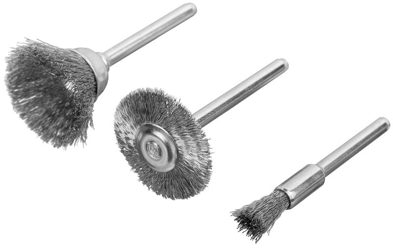 Корщетка из нержавеющей стали набор 3шт FIT 36906