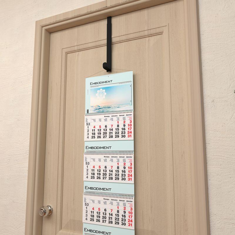 Держатель для венка на межкомнатную дверь регулир. черн. Rexant 38-0720