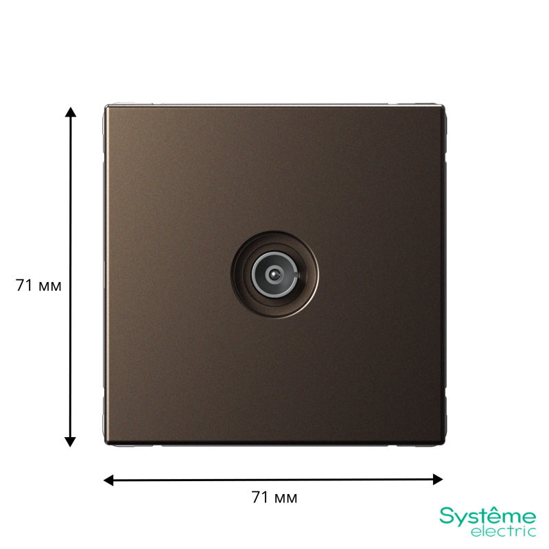 Антенна TV ArtGallery коннектор механизм мокко SE GAL000693