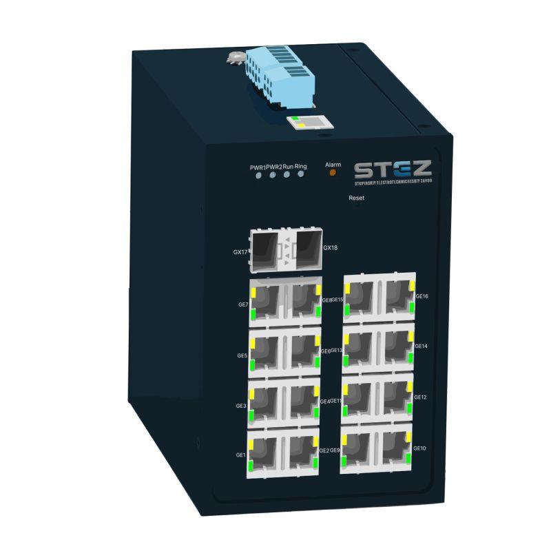 Коммутатор промышленный STEZ3216-2GSFP СТЭЗ 70110013