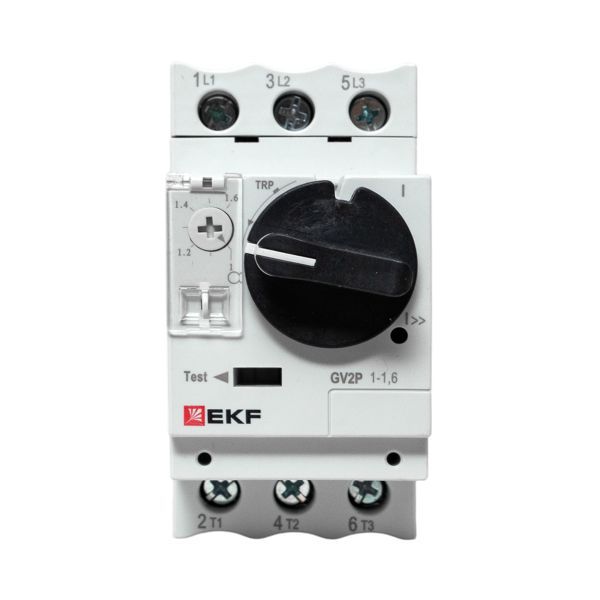 Выключатель автоматический для защиты двигателя GV2P 1-1.6А EKF gv2pm-1.6