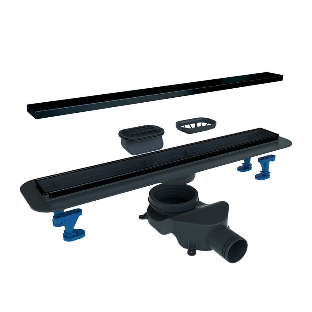 Душевой лоток BETTOSERB Compact Line Matte Black 650