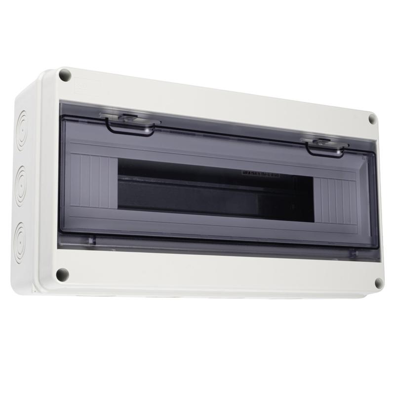 Бокс модульный накладной PDB/W 4018 GR (ЩРН-ПГ-18) IP65 пластик. Pro JazzWay 5072121