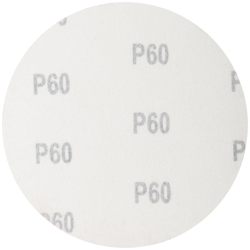 Круг шлифовальные сплошные (липучка) алюминий-оксидные 125мм Р 60 (уп.5шт) MOS 39823М