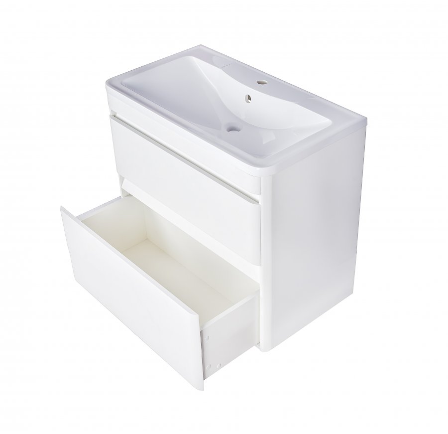 Тумба подвесная "Атлантика 80", Люкс антискрейч, PLUS