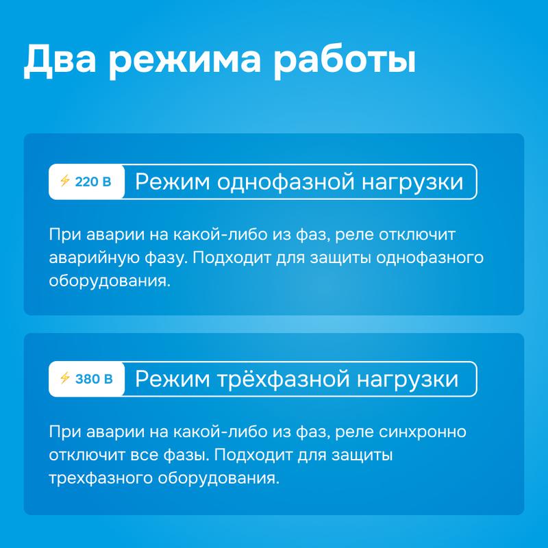 Реле напряжения D6-63 Welrok 4660251140380