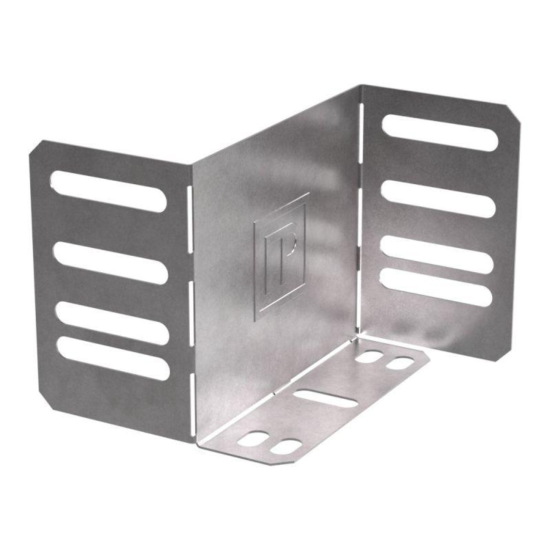 Переходник упрощенный горизонт. на 100мм Н100 0.7мм Промрукав PR16.1050