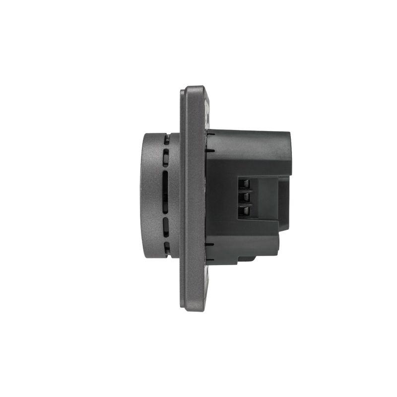 Терморегулятор СП ROUND Wi-Fi титан Kranz KR-78-0728-2