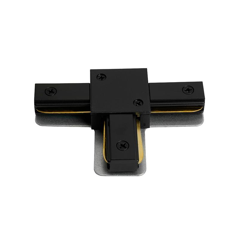 Коннектор Т-образный для шинопровода черн. LD1019 для CAB1007 FERON 51896