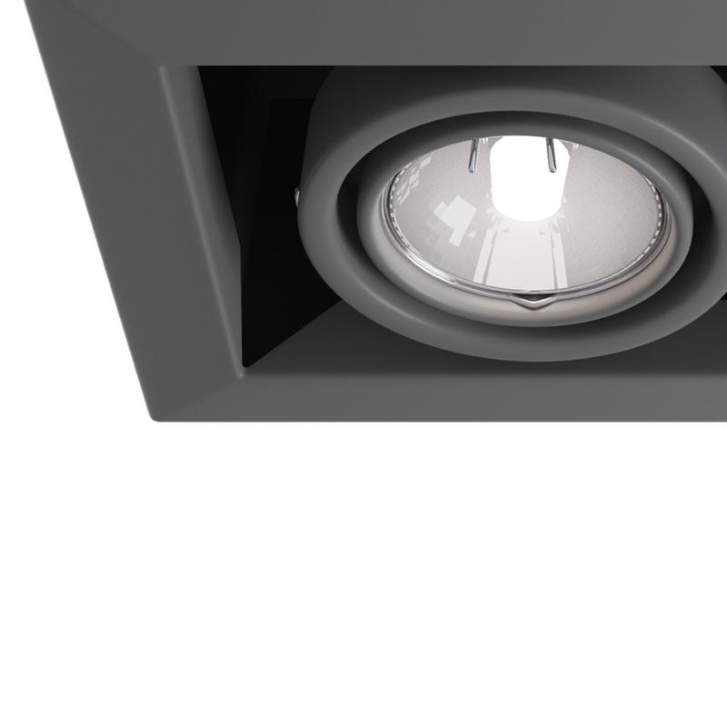 Светильник Metal Modern GU10 2х10Вт встраив. Maytoni DL008-2-02-S