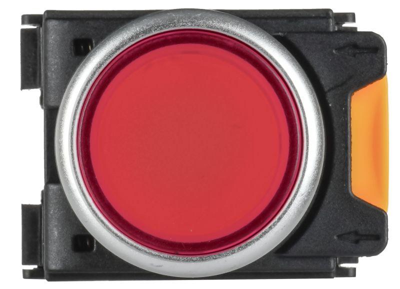 Кнопка d22мм 1НО+1НЗ MASTER с подсветкой красн. IEK MI-BT60-11D-3-12-K04