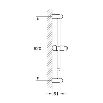 Душевая штанга Grohe New Tempesta 27523000