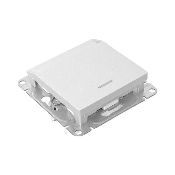 Выключатель карточный Эпика с подсветкой механизм алюм. EKF UP1-SWA-card