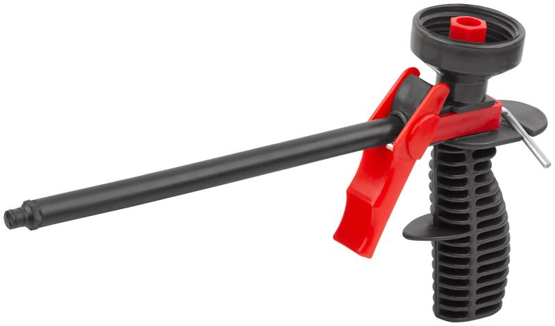 Пистолет для монтажной пены пластик. корпус пластик. трубка КУРС 14257